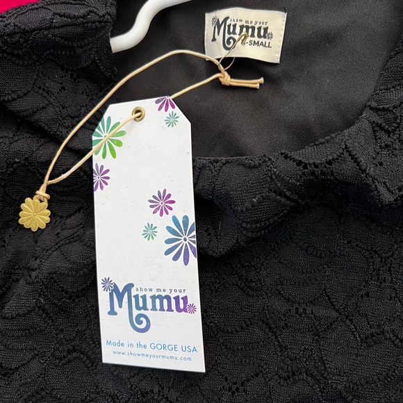 NWT Show Me Your MuMu Tyler Tunic Black Size X-Small - Picture 5 of 5